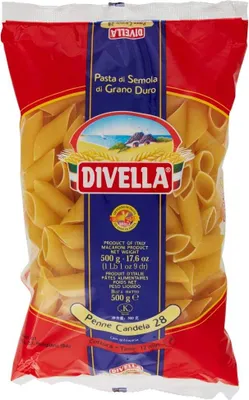 Produktbild von 10x Pasta Divella 100% Italienisch N° 24 Penne Candela 500g