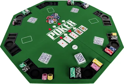 Produktbild von Pokertisch Pokerauflage Poker Tisch Auflage Pokertable klappbar faltbar grün