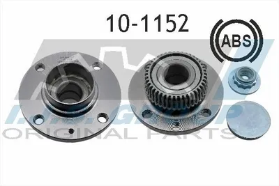Produktbild von IJS GROUP Radlagersatz Hinten für VW Lupo (6X1, 6E1) 120mm 10-1152