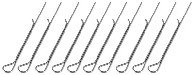 10 Dochtzentrierer aus Edelstahl, 11 cm für Kerzenherstellung