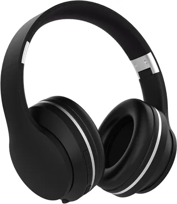 Produktbild von Over-Ear-Kopfhörer Lautstärkeregler, Verstellbares Stirnband, Faltbar, Kabellose und Kabel, eingebautes Mikrofon für Handy Kinder Kopfhörer