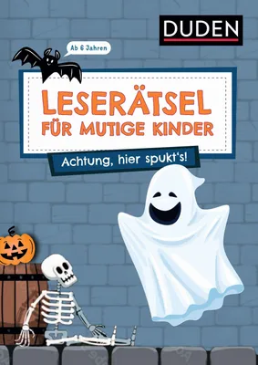 Produktbild von Leserätsel für mutige Kinder - Achtung, hier spukt's! - ab 6 Jahren