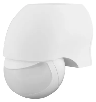 Produktbild von Bewegungsmelder weiß, 140 Grad, Aufputz Wandmontage LED geeignet