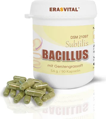 Obrázek produktu pro Bacillus Subtilis DSM 21097 se šťávou z ječné trávy v prášku 90 kapslí - Vegan