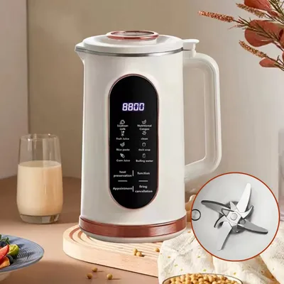 Produktbild von Standmixer, 800 W, 1,5 L Nussdrinkmaschine, 10 Funktionen, Heiß-/Kalt-Küchenmaschine, Suppenbereiter mit Terminfunktion, Edelstahlliner