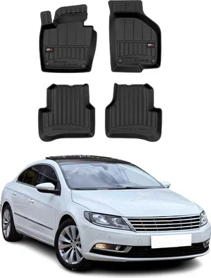 Produktbild von OMAC Gummi Fußmatten für VW CC 2011-2016 Premium TPE 3D Automatten Antirutsch 4x