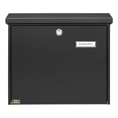 Produktbild von BURG-WÄCHTER Briefkasten Comfort 3913 S ohne Zeitungsfach mit Namensschild, Verzinkter Stahl, Einwurf-Format DIN C4
