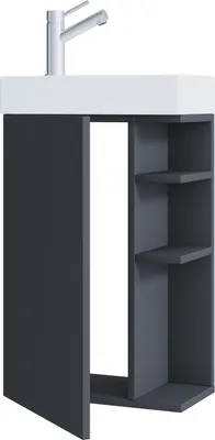 Immagine prodotto di Set 2 pezzi / bagno per gli ospiti WC / bagno per gli ospiti / WC lavabo / mobili da bagno set da bagno – Lumia