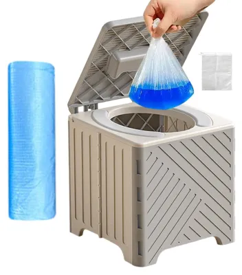 Image de Toilettes de camping pliables pour voyage