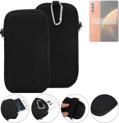 Produktbild von K-S-Trade Neopren-Hülle Handyhülle kompatibel mit Infinix Zero 5g 2023 Turbo Schutzhülle Neoprenhülle Sleeve Schutz-Hülle Gürtel Tasche Case