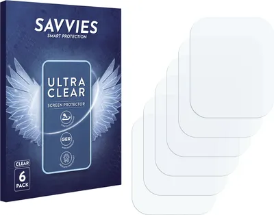 Produktbild von 6x Für Denver SW-181 Schutzfolie Savvies Displayschutz Display Schutz Folie Klar Transparent