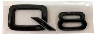 Original Audi Q8 Black Edition Schriftzug Emblem Logo Schwarz in der Farbe Schwarz von Volkswagen AG