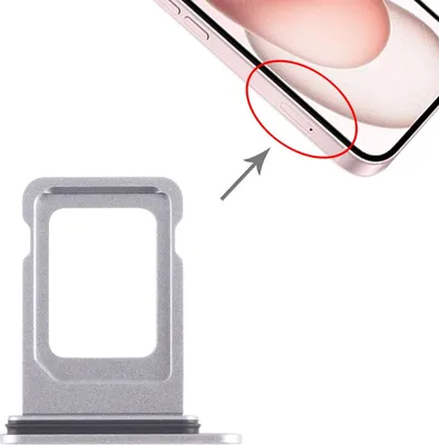 Produktbild von SIM + SIM Card Tray für Apple iPhone 15 Plus Ersatzteil Blau