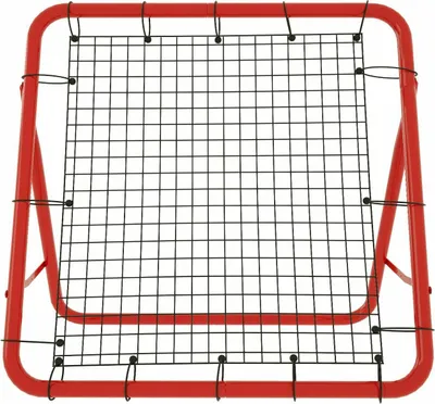 Produktbild von UISEBRT Fotbalový odrazový míč Kickback Rebound Wall Net pro cvičení Fotbalový míč 100 x 100 x 65 cm Červený