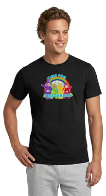 Produktbild von Spreadshirt Teletubbies Time For Teletubbies Männer T-Shirt, M, Schwarz