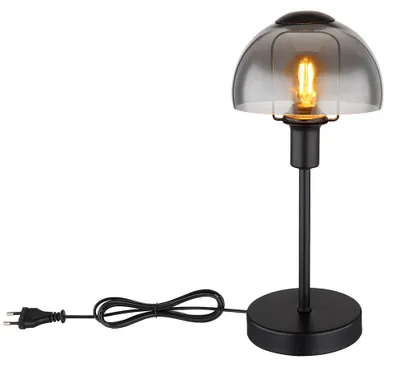 Produktbild von Tischleuchte, Touch, Rauchoptik, schwarz, H 32cm