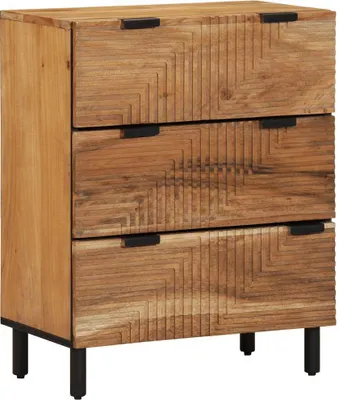 Produktbild von Sideboard 60x33x75 cm Massivholz Akazie