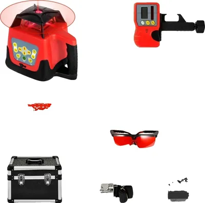 Image de Laser rotatif, autonivelant, plage de mesure 500m, faisceau rouge 2