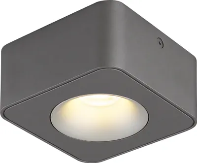 Produktbild von GLOBO 43100-1, Grau, Aluminium, Kunststoff, IP20, II, LED, 6,5 W