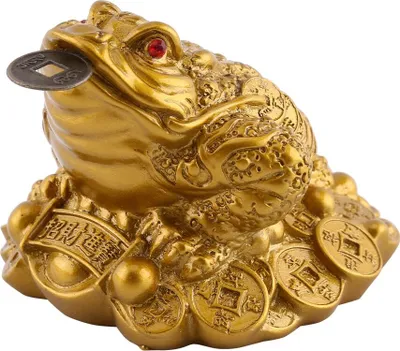 Produktbild von Feng Shui dobrobyt szczęśliwe pieniądze żaba monety ropucha, dekoracja domu biura, powodzenia prezent