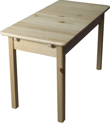 Produktbild von Küchentisch 145x90 cm Kiefer massiv, Ausziehbar auf 210, Farbe: Natur