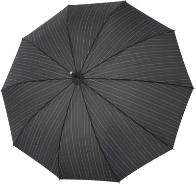 Image de doppler parapluie canne parapluie Carbonsteel Long Automatic Tender Stripe noir