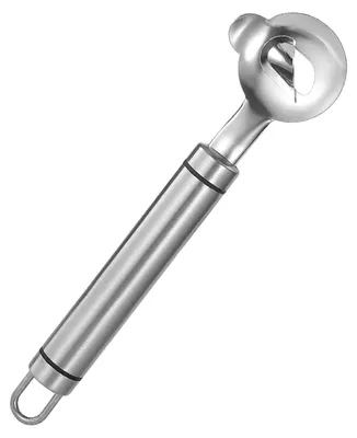 Produktbild von Nudelteigschneider mit Aufhängeloch, manueller Nudelteigschneider aus Edelstahl für gleichmäßiges Nudelschneiden, Gemüseschneider, Küchenhelfer A