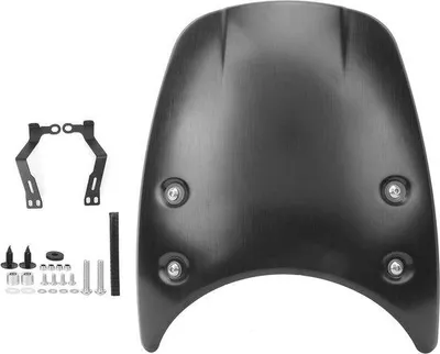 Produktbild von Aluminium Kühlerhaube für BMW Scrambler 2014-2020 in Schwarzlackierung
