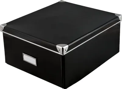 Produktbild von Idena Aufbewahrungsbox faltbar schwarz 35x28x17cm