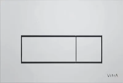 Obrázek produktu pro VitrA Root Square WC splachovací deska, leštěný chrom | 740-2380