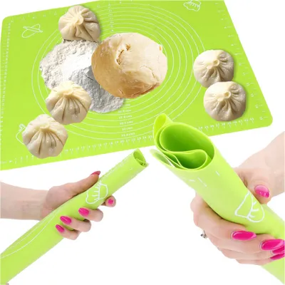Produktbild von Matte Silikon Backmatte Teigmatte Backunterlage Kuchen Teig Ausrollmatte 30x40cm
