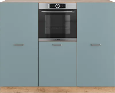 Obrázok produktu pre Kuchynský blok Vicco R-Line Modrošedý/zlatý dub 180 cm bez pracovnej dosky, Model 41020