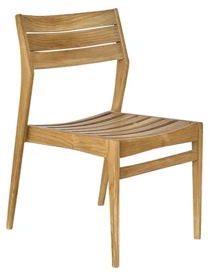 Produktbild von Gartenstuhl Teakholz massiv Outdoor Holzstuhl
