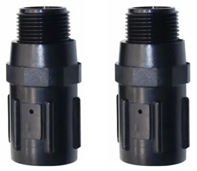 2er-Set Druckregler 30 PSI für Bewässerungssysteme, ABS
