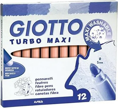 Produktbild von Giotto Turbo Maxi Filzstift Fettdruck Pink 12 Stück(e)