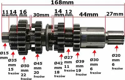 Produktbild von Getriebewelle Atv 200 Kleine Räder