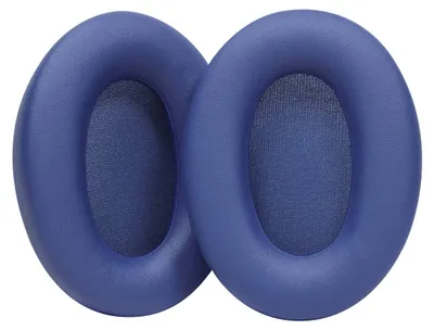 Produktbild von INF Ersatz-Ohrpolster kompatibel mit Edifier WH700NB - Protein-Leder Memory-Schaum Kissen, Atmungsaktiver Komfort (2er-Pack) Blau