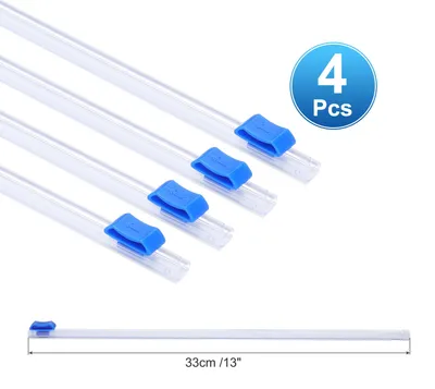 Produktbild von 4 Stš¹ck Kunststoff-Folien-Cutter, 13 Zoll Kunststoff-Folien-Cutter Selbstklebende Installation Ersatz fš¹r Alufolie Wachspapier Pergamentpapier Folien-Spender, Blau