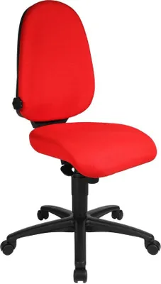 Produktbild von Topstar Bürostuhl Syncro Pro 5, S500 G21S Stoff rot, Gestell schwarz