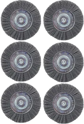 Produktbild von Reinigungsbürsten Ersatz Fugenbürsten passend für Güde Fugenreiniger GRF 401 Art. 94319 6x Nylon