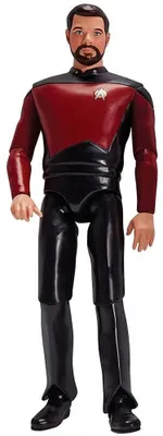 Productafbeelding van Bandai Star Trek Figuur, Commander William Riker, rood, rood, one size