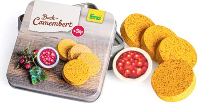 Produktbild von Erzi Backcamembert in der Dose - Kaufladenzubehör