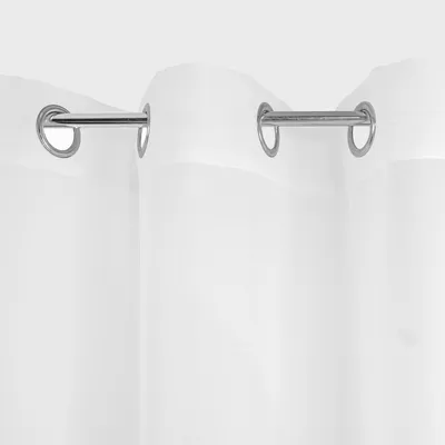 Zdjęcie produktu dla HOMLA Biała firanka B2 ESSENTIALS na przelotkach 300x160 cm