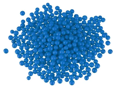 Schaumstoffperlen 7–9 mm, meeresblau, ca. 7500 Stück