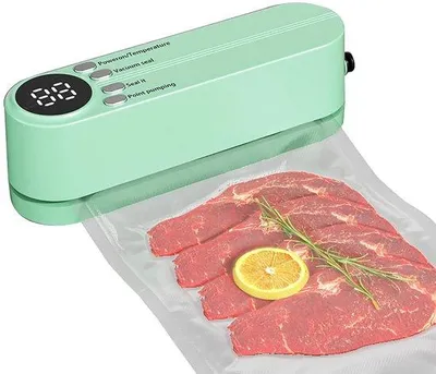 Productafbeelding van Omgoods - Draagbare Vacuüm Sealer met 4 Vacuümzakken