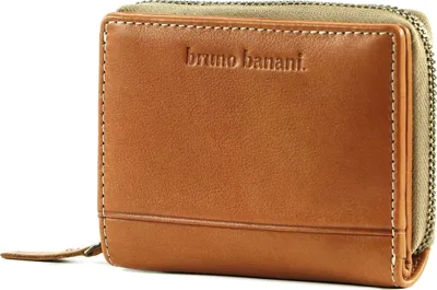 Image de bruno banani porte-monnaie Wallet Zip With Flap Cognac marron clair