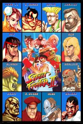 Produktbild von Streetfighter II - Fight - Poster 61x91,5 cm