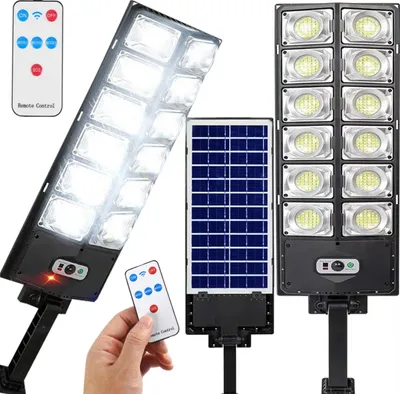 Obrázek produktu pro KRAFT&DELE | Solární lampy, pro venkovní použití s detektorem pohybu, 80000lm, 1700W, vodotěsné solární světlo, 3 režimy světla s dálkovým ovládáním, solární lampa venkovní, pro zahradu, garáž, venkovní použití