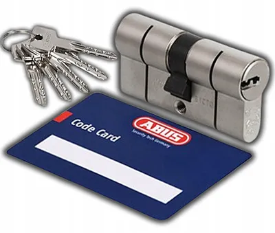 Produktbild von Abus D10MM Zylinder Nickel 30/50 mit 5 Schlüsseln