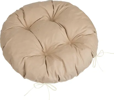 Produktbild von Sitzkissen Adela rund abgesteppt - Durchmesser 40 cm - Beige